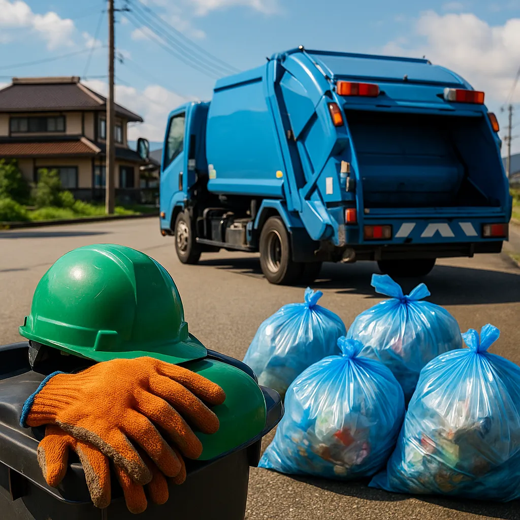 南砺市のゴミ収集 現場作業求人｜週2日可・未経験歓迎